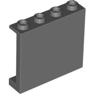 LEGO® los onderdeel Paneel Donker Blauwachtig Grijs 60581