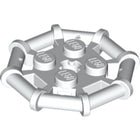 LEGO® los onderdeel Plaat Aangepast in kleur Wit 75937