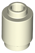 LEGO® los onderdeel Steen Rond Gloed In Donker Wit 3062