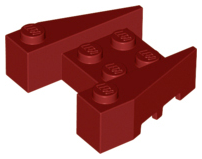Plaatje in Gallery viewer laden, LEGO® los onderdeel Wig in kleur Donkerrood 50373