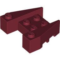 Plaatje in Gallery viewer laden, LEGO® los onderdeel Wig in kleur Donkerrood 50373