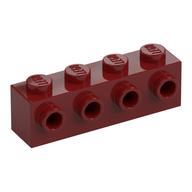 Plaatje in Gallery viewer laden, LEGO® los onderdeel Steen Aangepast Donkerrood 30414