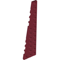 Plaatje in Gallery viewer laden, LEGO® los onderdeel Wig Plaat in kleur Donkerrood 47397