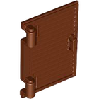 LEGO® Venster, Ruit en Luik Roodachtig Bruin 60800a