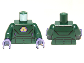 LEGO® los onderdeel Lijf met Motief Donkergroen 973pb1154c01