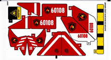 Plaatje in Gallery viewer laden, LEGO® stickervel set 60108-1 Fire Response Unit (internationale versie)