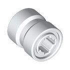 LEGO® los onderdeel Wiel in kleur Wit 74967