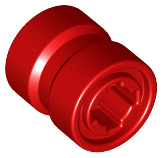 LEGO® los onderdeel Wiel in kleur Rood 74967