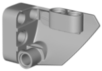 Plaatje in Gallery viewer laden, LEGO® Technisch Paneel Licht Blauwachtig Grijs 87080