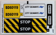 Plaatje in Gallery viewer laden, LEGO® stickervel set 60119-1 Ferry (internationale versie)