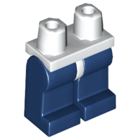 LEGO® los onderdeel Benen in kleur Wit 970c63