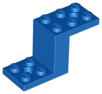 LEGO® los onderdeel Beugel in kleur Blauw 76766