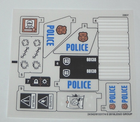 LEGO® stickervel set 60130-1 Prison Island