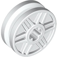 LEGO® los onderdeel Wiel in kleur Wit 56903