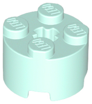 LEGO® los onderdeel Steen Rond in kleur Licht Aqua 3941