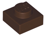 Plaatje in Gallery viewer laden, LEGO® los onderdeel Plaat Algemeen Donker Bruin 3024