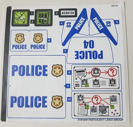 LEGO® stickervel set 60139-1 Mobile Command Center