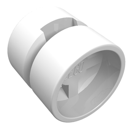 LEGO® los onderdeel Wiel in kleur Wit 6014a