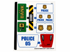 LEGO® stickervel set 60140-1 Bulldozer Break-In