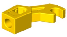 Plaatje in Gallery viewer laden, LEGO® los onderdeel Lijf Accessoire in kleur Geel 98313
