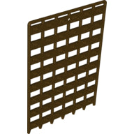 LEGO® los onderdeel Deur in kleur Donker Bruin 11216