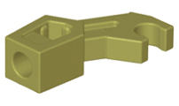 LEGO® los onderdeel Lijf Accessoire Olijfgroen 98313