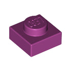 LEGO® los onderdeel Plaat Algemeen in kleur Magenta 3024