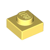 Plaatje in Gallery viewer laden, LEGO® los onderdeel Plaat Algemeen Helder Lichtgeel 3024