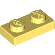 Plaatje in Gallery viewer laden, LEGO® los onderdeel Plaat Algemeen Helder Lichtgeel 3023