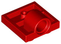 LEGO® los onderdeel Plaat Aangepast in kleur Rood 10247