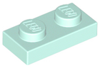 LEGO® los onderdeel Plaat Algemeen in kleur Licht Aqua 3023