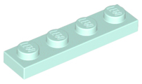 LEGO® los onderdeel Plaat Algemeen in kleur Licht Aqua 3710