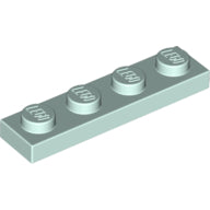 Plaatje in Gallery viewer laden, LEGO® los onderdeel Plaat Algemeen in kleur Licht Aqua 3710