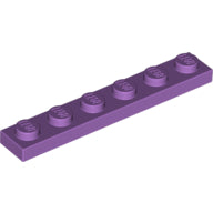 Plaatje in Gallery viewer laden, LEGO® los onderdeel Plaat Algemeen Medium Lavendel 3666