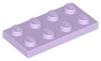 Plaatje in Gallery viewer laden, LEGO® los onderdeel Plaat Algemeen in kleur Lavendel 3020