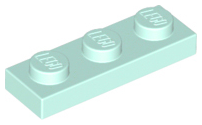 LEGO® los onderdeel Plaat Algemeen in kleur Licht Aqua 3623