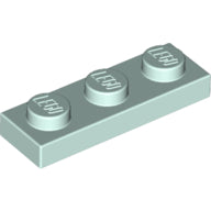 Plaatje in Gallery viewer laden, LEGO® los onderdeel Plaat Algemeen in kleur Licht Aqua 3623