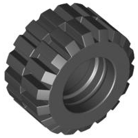 Plaatje in Gallery viewer laden, LEGO® los onderdeel Band in kleur Zwart 6015