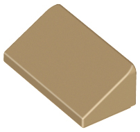 LEGO® los onderdeel Dakpan Algemeen Donker Geelbruin 85984