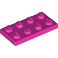 Plaatje in Gallery viewer laden, LEGO® los onderdeel Plaat Algemeen in kleur Donker Roze 3020