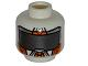 Plaatje in Gallery viewer laden, LEGO® los onderdeel Hoofd in kleur Wit 3626pb0859
