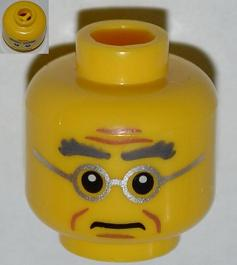 LEGO® los onderdeel Hoofd in kleur Geel 3626bpb0839