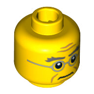 Plaatje in Gallery viewer laden, LEGO® los onderdeel Hoofd in kleur Geel 3626bpb0839