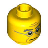 LEGO® los onderdeel Hoofd in kleur Geel 3626bpb0839