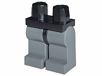 LEGO® los onderdeel Benen in kleur Zwart 970c85