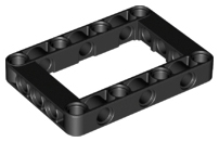 Plaatje in Gallery viewer laden, LEGO® los onderdeel Technische Hefbalk in kleur Zwart 64179