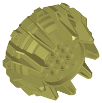 LEGO® los onderdeel Wiel in kleur Olijfgroen 64712