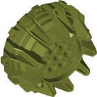 LEGO® los onderdeel Wiel in kleur Olijfgroen 64712