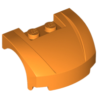 LEGO® los onderdeel Spatbord in kleur Oranje 98835
