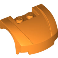 Plaatje in Gallery viewer laden, LEGO® los onderdeel Spatbord in kleur Oranje 98835